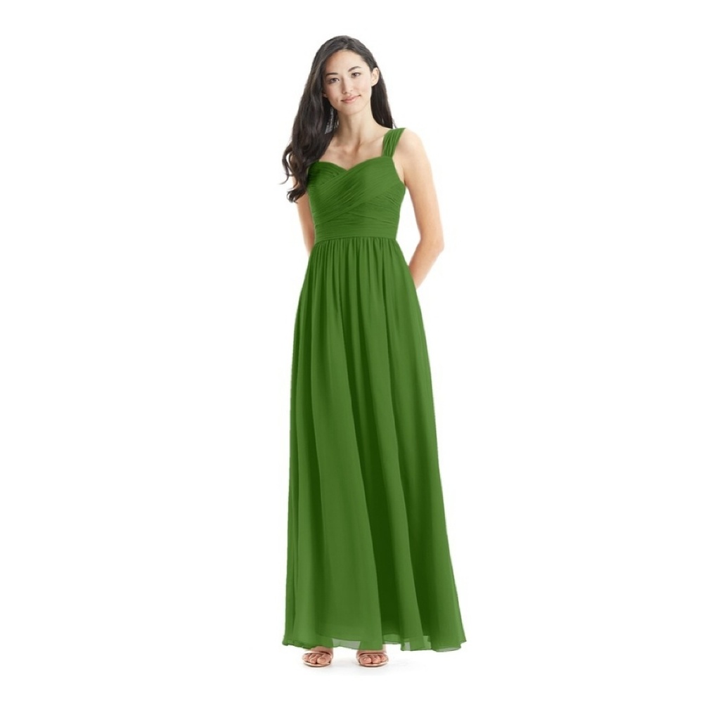 Azazie Zapheira Moss Green Prom/Bridesmaid Dress